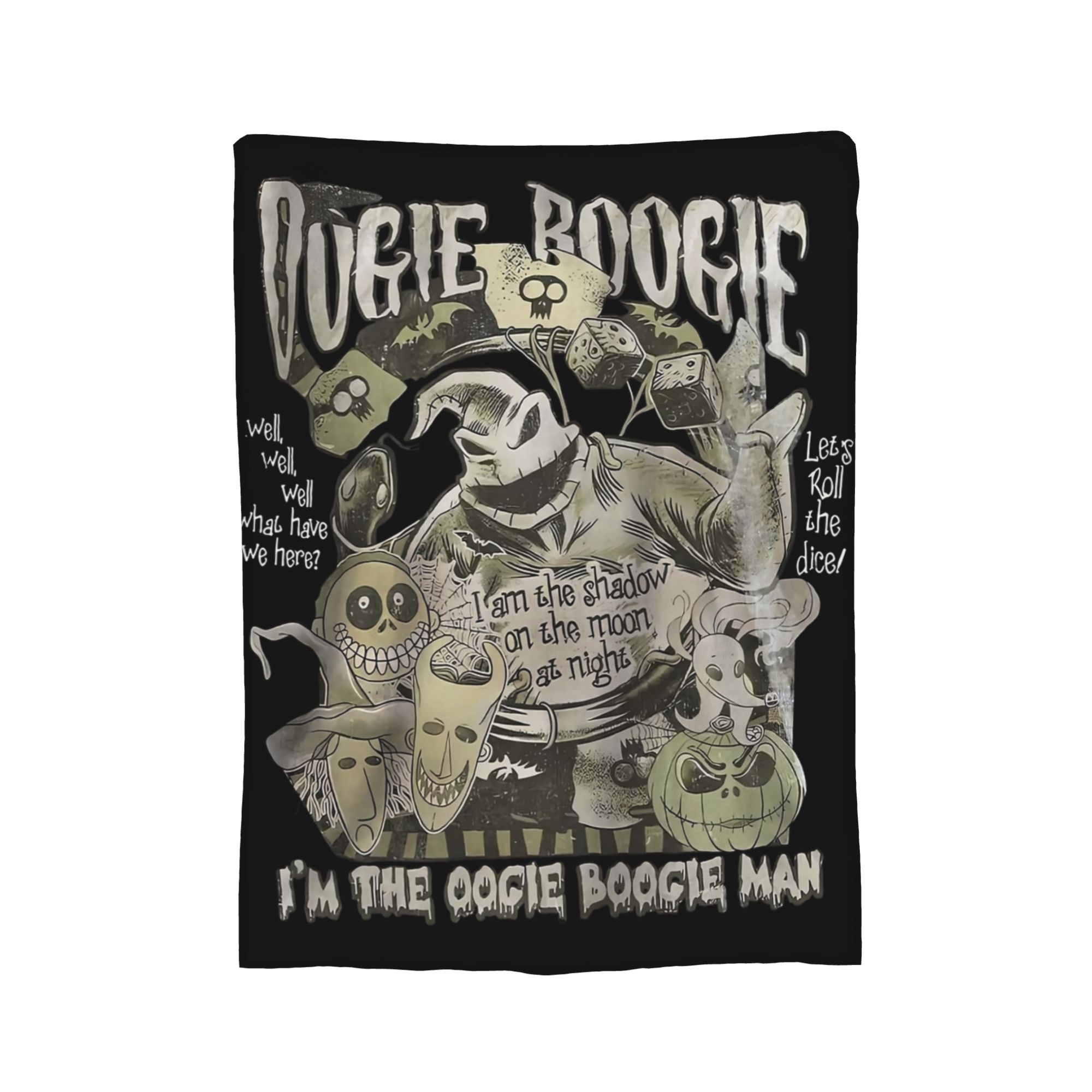ナイトメア・ビフォア・クリスマス フランネルブランケット 面 - Christmas Throw Blanket のレビューと価格