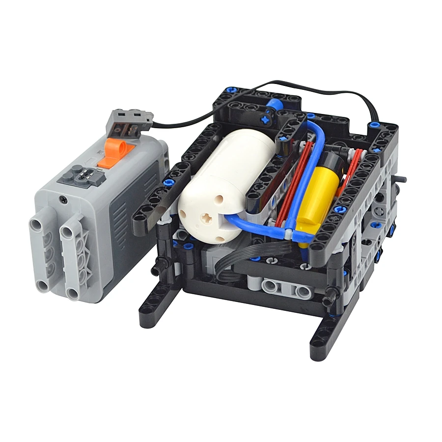 自動電気圧縮機ビルディングブロック,空気圧エアタンクロボット - Lego Set Technic のレビューと価格