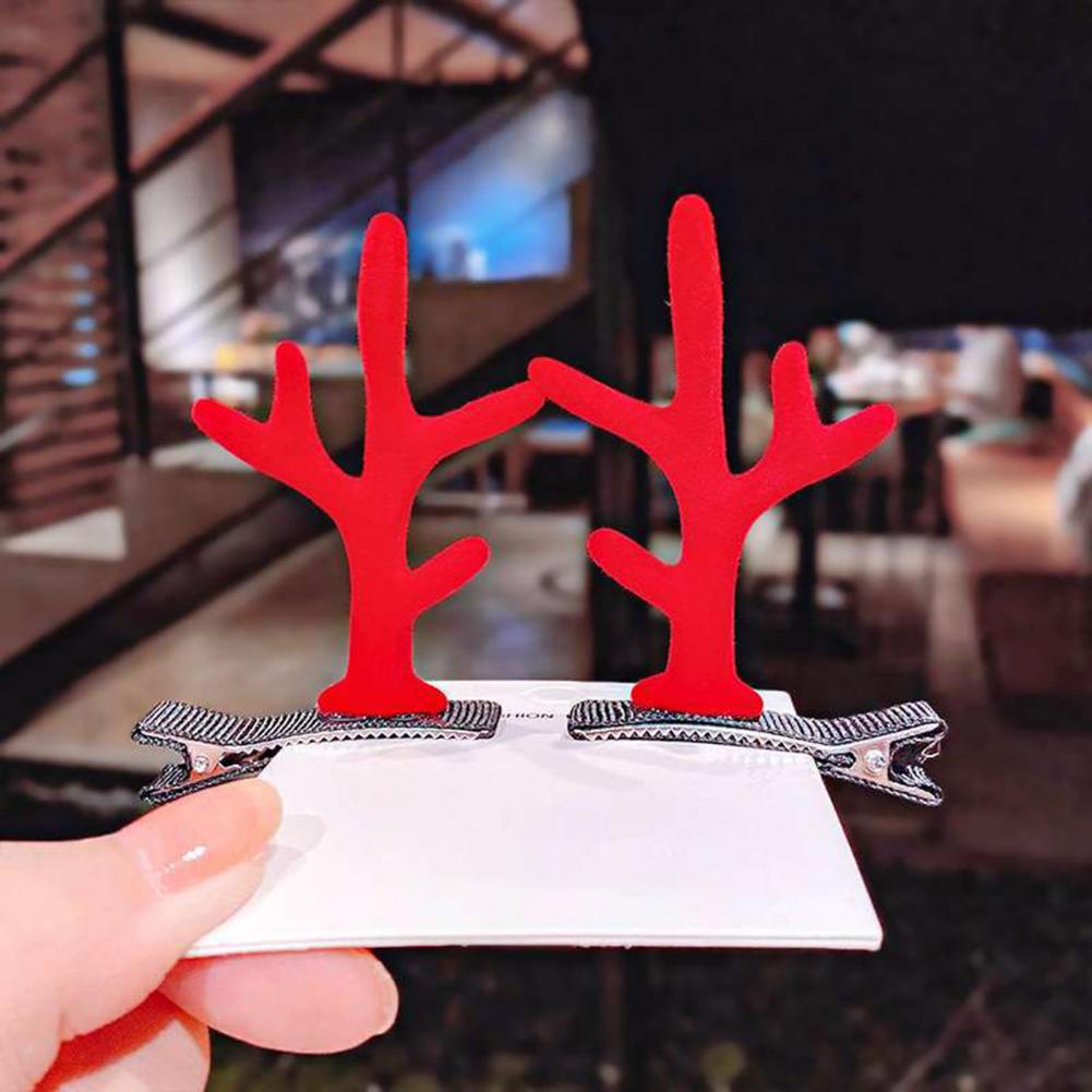トナカイの角のヘアクリップ ポンポン付きトナカイの角のヘアク - Reindeer Antlers Headband のレビューと価格