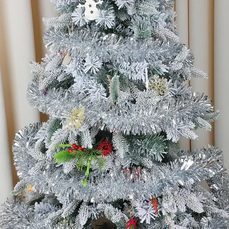 1.5/30 メートルカラフルなクリスマスリボンガーランドク - Tinsel Garland Decoration のレビューと価格