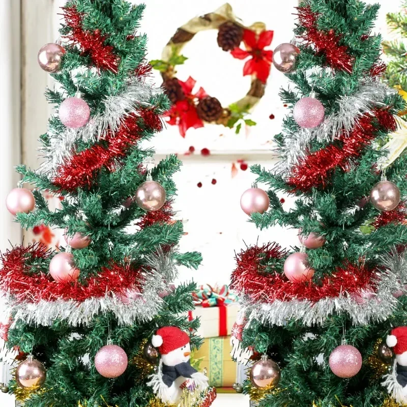 1.5/30 メートルカラフルなクリスマスリボンガーランドク - Tinsel Garland Decoration のレビューと価格
