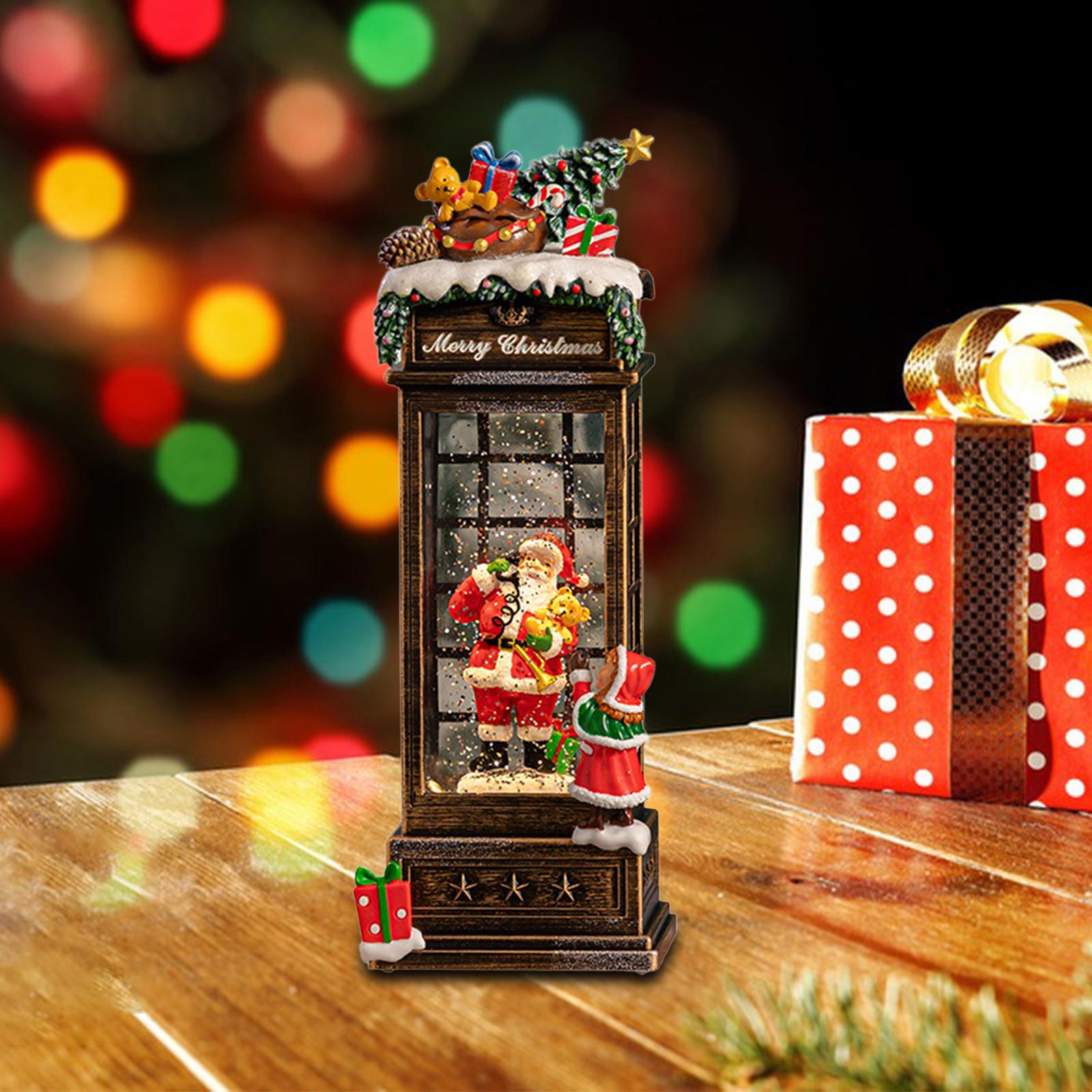 水とグリッターが回転するミュージカルクリスマススノーグローブ - Snow Globe Musical のレビューと価格