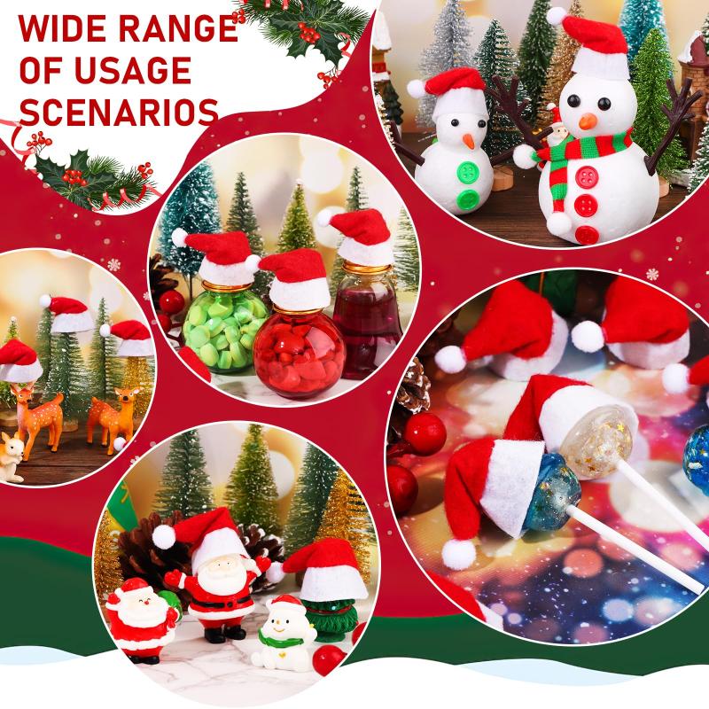 新商品 30個入り ミニクリスマスサンタ帽子 柔らかいプラッ - Santa Hat Plush のレビューと価格