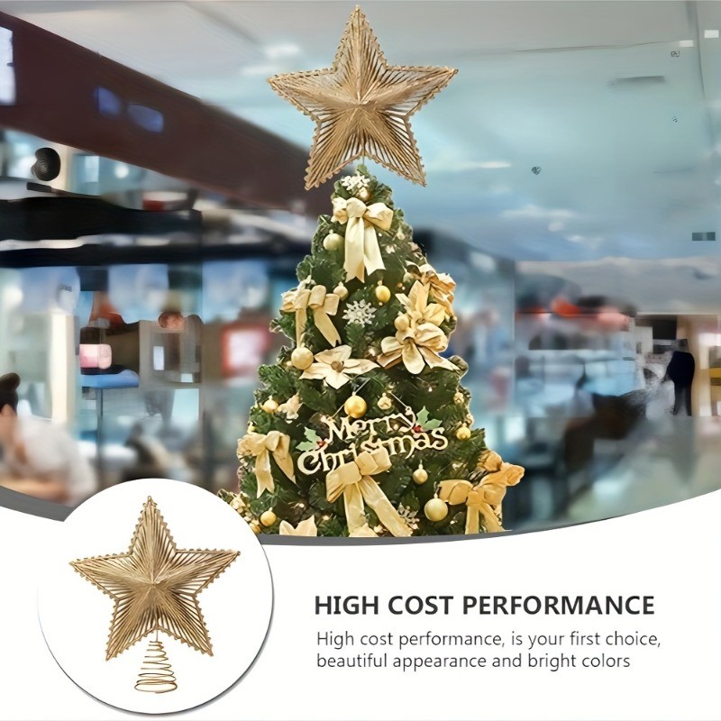 クリスマスツリートッパースター（コイルベース付き）1個、グリ - Star Tree Topper のレビューと価格